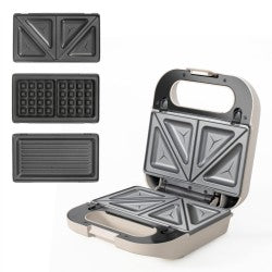 Appareil 3en1 Croque, gaufre, grill