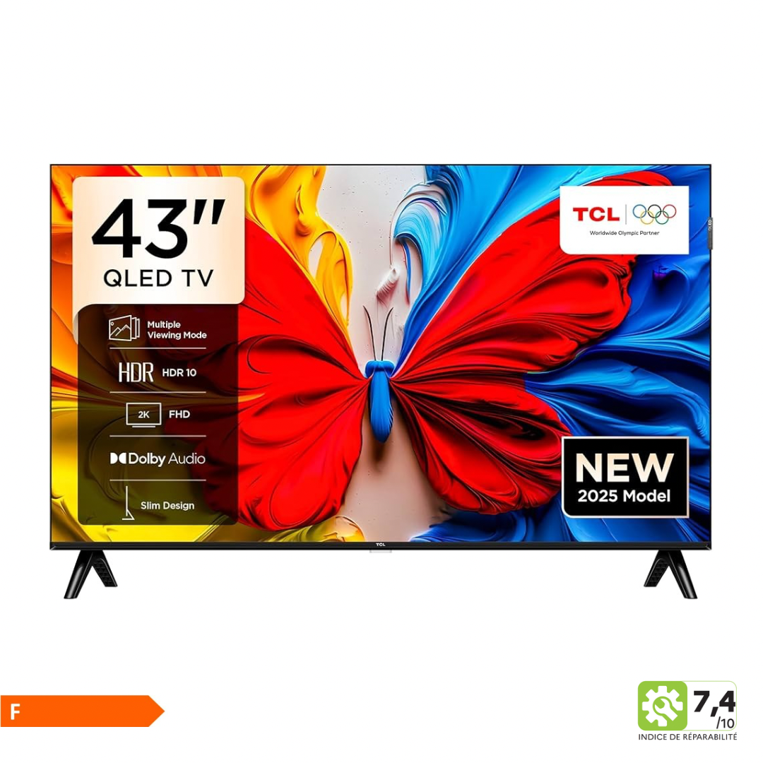TCL TÉLÉVISEUR 43” 108cm