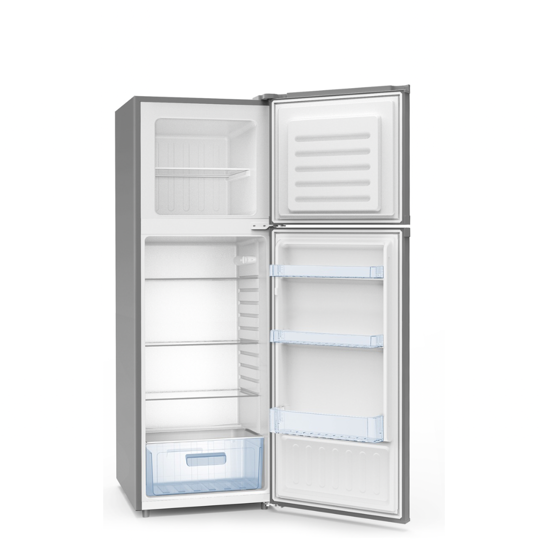 EVOLU REFRIGERATEUR 2 PORTES 258L GRIS