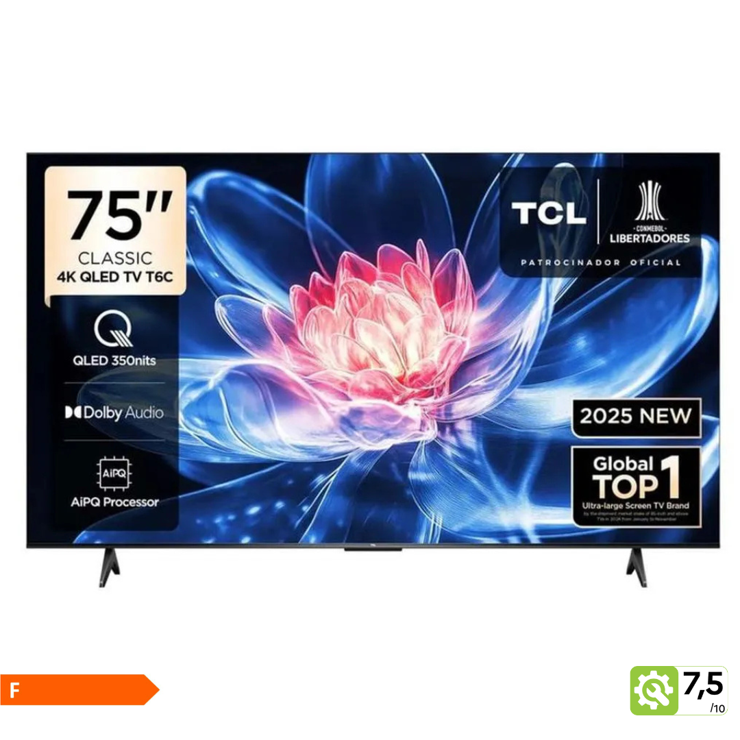 TCL TÉLÉVISEUR 75” 189cm