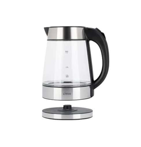 LIVOO BOUILLOIRE 1,7L 2200W VERRE