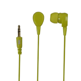 WE OREILLETTES INTRA CABLE 1.2M VERT