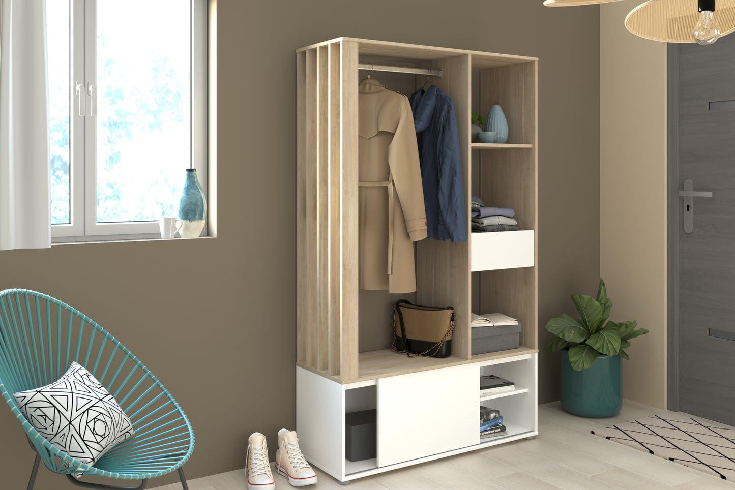 Vestiaire GHOST blanc
