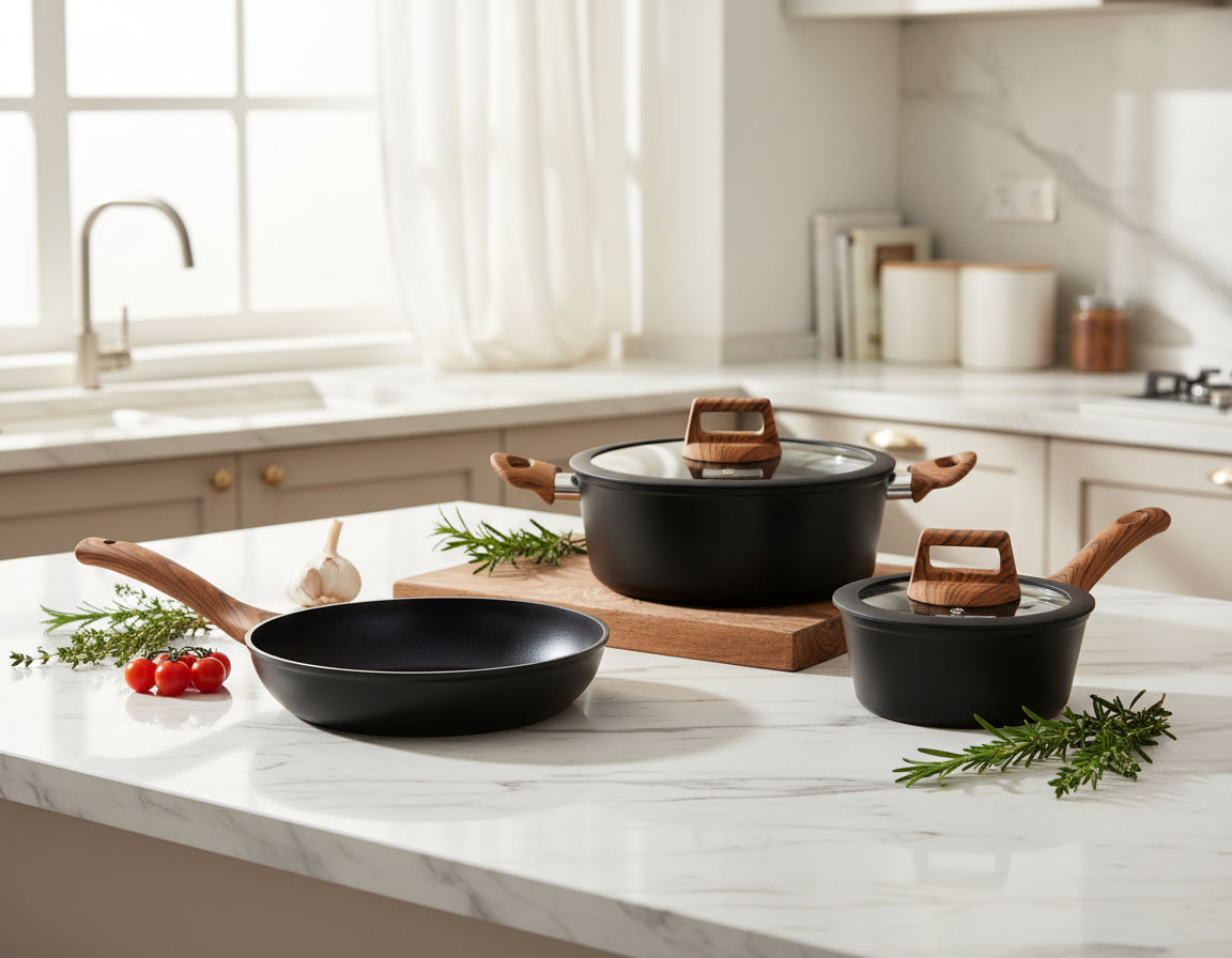 Set poêles et casseroles