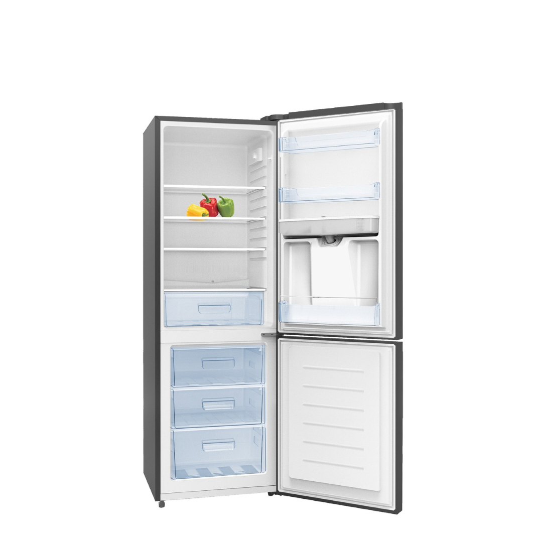 EVOLU REFRIGERATEUR COMBINE 304L AVEC DISTRIBUTEUR A EAU NOIR