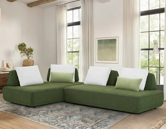 Canapé d’angle MILAN vert