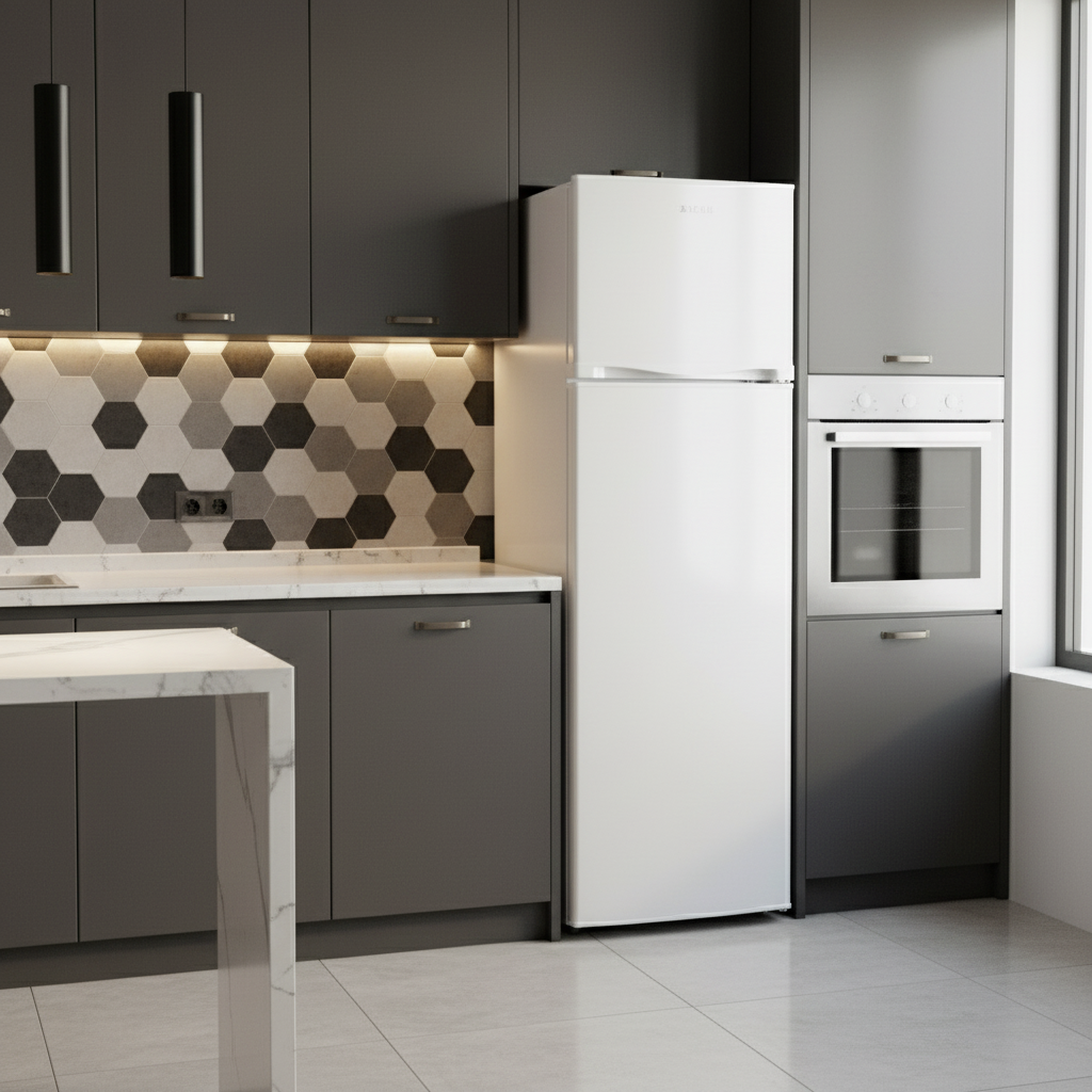 EVOLU REFRIGERATEUR 2 PORTES 258L BLANC