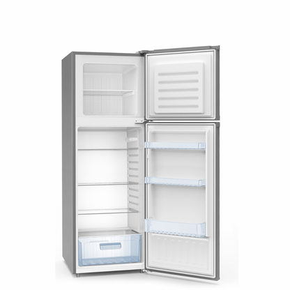 EVOLU REFRIGERATEUR 2 PORTES 258L GRIS