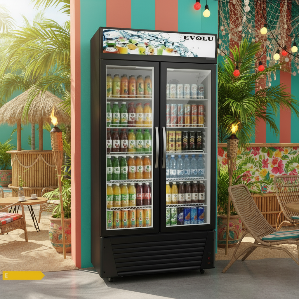 Réfrigérateur vitrine double EVOLU 565L