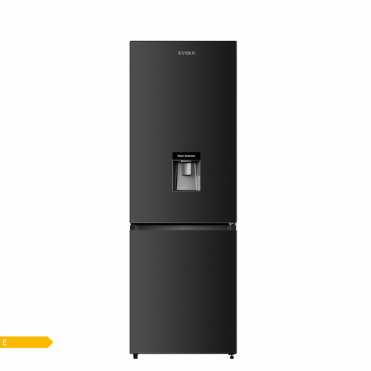 EVOLU REFRIGERATEUR COMBINE 304L AVEC DISTRIBUTEUR A EAU NOIR
