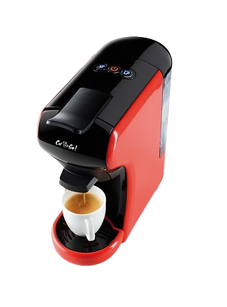 CAF AND GO MACHINE A CAFE MULTICAPSULES 0,6L ROUGE