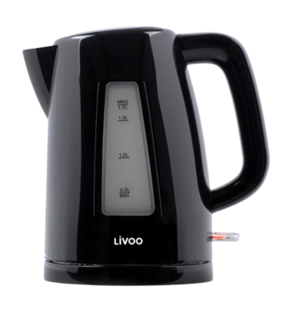 LIVOO BOUILLOIRE ELECTRIQUE 1,7L 2200W NOIR