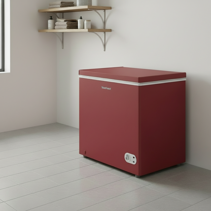 Congélateur VESTFROST 195L Rouge