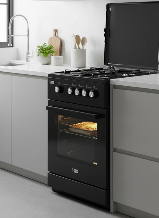 GAZINIERE 4 FEUX NOIR